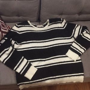 NWOT Cozy, striped sweater from the LOFT, XL